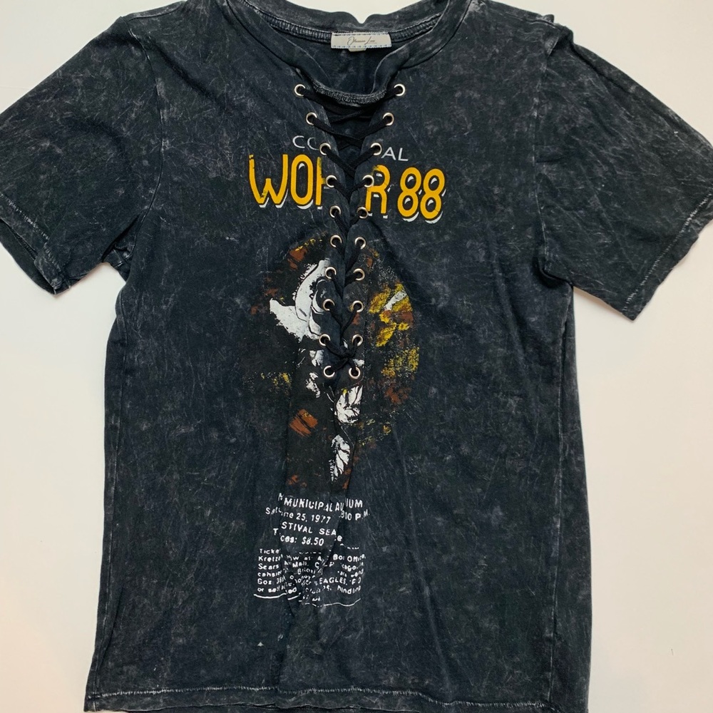Oversized band tee